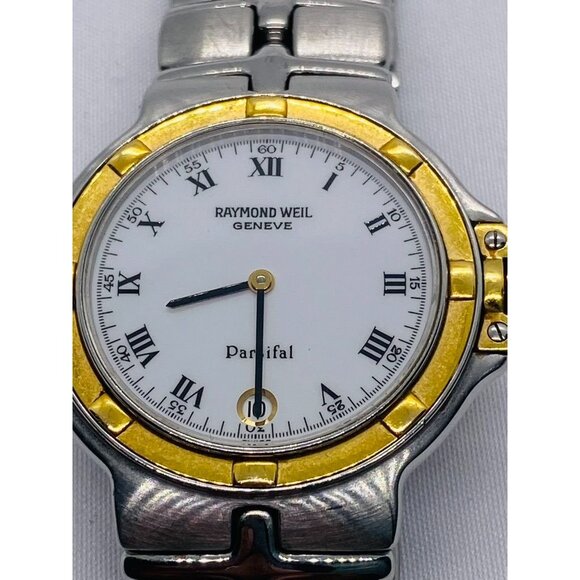 SOLD!!! Raymond Weil Parsifal 9188 Stainless Steel and 18K New Battery - Picture 3 of 7